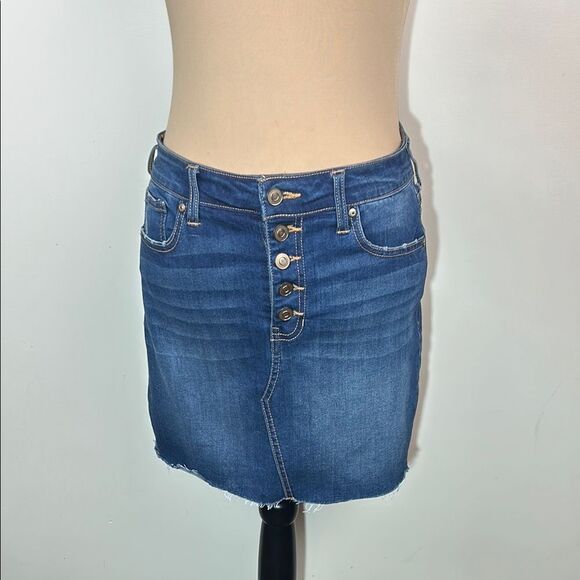 Altar’d State stretch denim jean skirt size medium - Picture 1 of 8